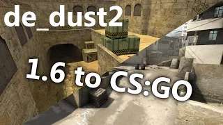 de_dust2 - from 1.6 to CS:GO Map Development History #2