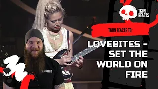 FIRST TIME REACTING to LOVEBITES - Set The World On Fire (Live) | TGun Reaction Video!