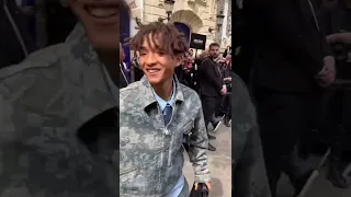 Jaden Smith at Kenzo SS23 Show in Paris, France. #jadensmith