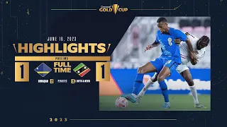 Curaçao 1 (2) - (3) 1 St. Kitts & Nevis | 2023 Gold Cup Prelims