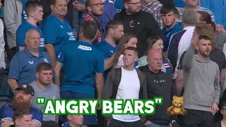 CELTIC BEAT RANGERS AT IBROX AND ANGRY BEARS BOO THEIR TEAM ROTTEN 😂