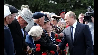 Путин спас ветерана на параде Победы