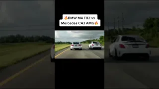 Bmw m4 f82 vs Mercedes benz c43 amg#shorts