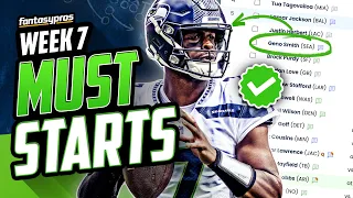 20 MUST Start Players for Week 7 (2023 Fantasy Football)