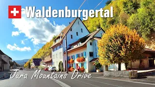 Waldenburgertal 🍂 Autumn Road Trip • Jura Mountains Switzerland 🇨🇭 [4K]