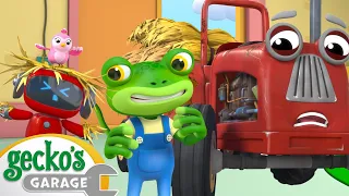 Full of Hay 🚜 |  Gecko's Garage 3D | Learning Videos for Kids 🛻🐸🛠️