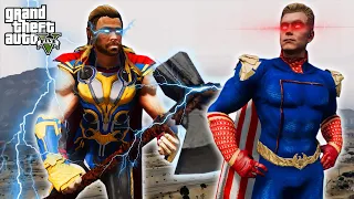 GTA 5 - Homelander VS Thor | WHO IS THE ONE TRUE GOD ?