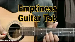 Emptiness - Tune Mere Jaana - Intro - guitar tabs - gajendra verma