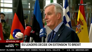 EU leaders consider an extension to the Brexit process