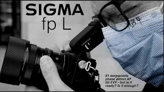 SIGMA fp L: Sigma GOES for It with 61mp, Phase Detect AF, Tilt EVF - But Is It Ready? Is it Enough?