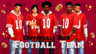 Dreamy 🤩 Football Team for Copperdale High ✨ | The Sims 4