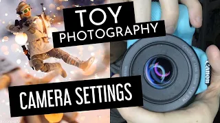 Toy Photography: Camera Settings Tutorial
