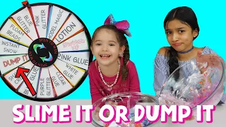 MYSTERY WHEEL OF SLIME IT OR DUMP IT!!