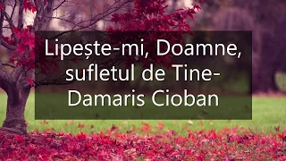 Lipește mi, Doamne, sufletul de Tine- Damaris Cioban