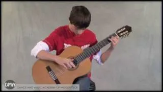 Spanish guitar student