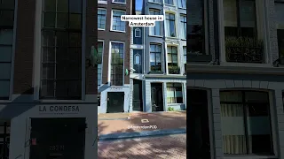 Narrowest house in Amsterdam #amsterdam #viral #reels #trending #shorts #house #tiktok #netherlands