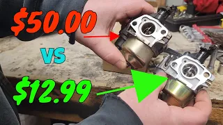 Installing and Testing a cheap Predator 212 carb from Amazon. Mini Bike/Gokart Easy Carb Fix