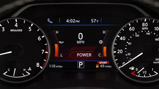 2018 Nissan Maxima - Drive Mode Selector