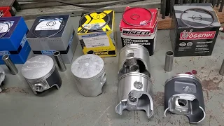 Yamaha 701 62t / 61x aftermarket piston comparison