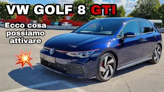 VW Golf 8 GTI 2021 2.0 TSI 245cv Attivazioni varie