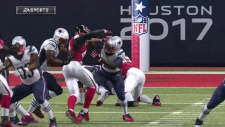 New England Patriots vs Atlanta Falcons Super Bowl 51 simulation