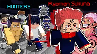 Minecraft Manhunt, But I am Ryomen Sukuna From Jujutsu Kaisen