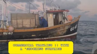 UK commercial Trawling  with some " shocking " surprises!!#uk #trawling #boat #fishing #stingray