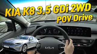 New KIA K8 (Cadenza) 3.5 GDI 2WD POV Drive - 기아 K8 3.5 GDI 2WD 1인칭 시점 주행 영상