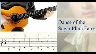 Dance of the Sugar Plum Fairy -Easy Guitar Tutorial (score & TAB)
