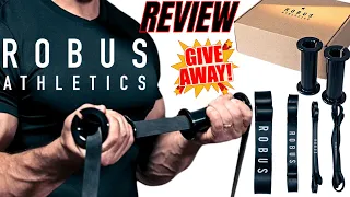 ROBUS Athletics GymBars Resistance Band Handles Review and Giveaway