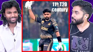 Indians react to Babar Azam's 11th T20 century!