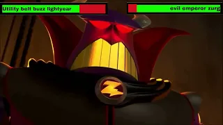 toy story 2 (1999) zurg battle with healthbars