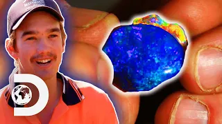 Pete & Sam Make Over $120,000 from Their Fire & Ice Opal Stone | Outback Opal Hunters