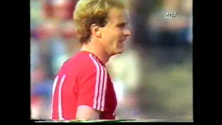1983 84 German Cup Final BMG v Bayern Munich
