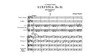 Haydn: Symphony No. 31 in D major "Hornsignal" (with Score)
