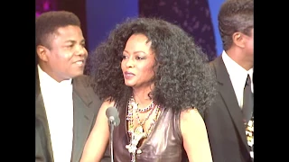 Diana Ross Inducts the Jackson 5 at the 1997 Rock & Roll Hall of Fame Induction Ceremony