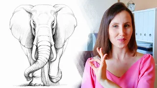 Как нарисовать слона карандашом. Поэтапный туториал