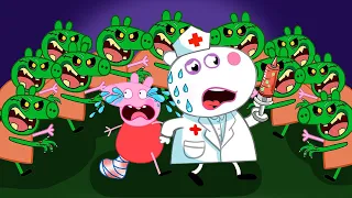 Peppa Zombie Apocalypse, What Happened to Peppa Pig?? | Peppa Pig Funny Animation