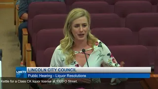 Lincoln City Council, August 13, 2018