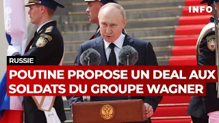 Rébellion du groupe Wagner : Poutine propose l'armée russe ou la Biélorussie - RTBF Info