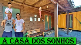 MINI CASA de MADEIRA BAIXO CUSTO Passo a Passo Full Vídeo Completo