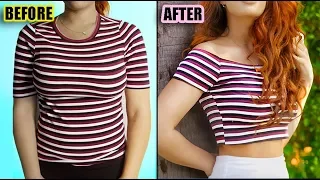 7 DIY IDEAS FOR YOUR OLD CLOTHES! (NO-SEW)