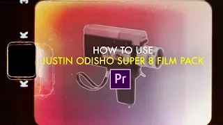 How to use my Super 8 Film Overlays Pack