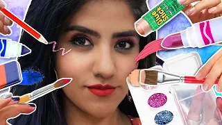 ESCONDE TUS MAQUILLAJES EN ÚTILES ESCOLARES   | KAREN POLINESIA MUSAS LOS POLINESIOS