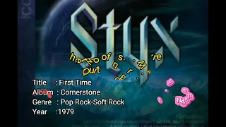 First Time By STYX With Lyrics (HQ)