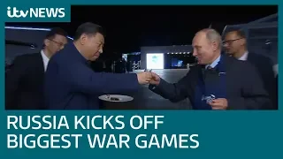 Russia and China join forces for huge war games | ITV News
