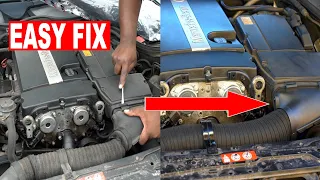 How to Replace Mercedes C180 W203 Kompressor Intake Tube