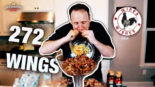 PREPPING FOR A CHICKEN WING CONTEST - 272 WINGS Devoured