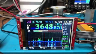 SDR TRX Malamute, Маламут SDR прошивка SX, информативная панорама