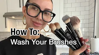 How To: "Wash Your Makeup Brushes"